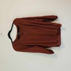 ANA Burnt Orange Tunic Top